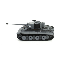 Czołg zdalnie sterowany IR/dźwięk 1:24 German Tiger 1 Mid Std Gray RTR 2.4Ghz - Heng Long 3841-11-M